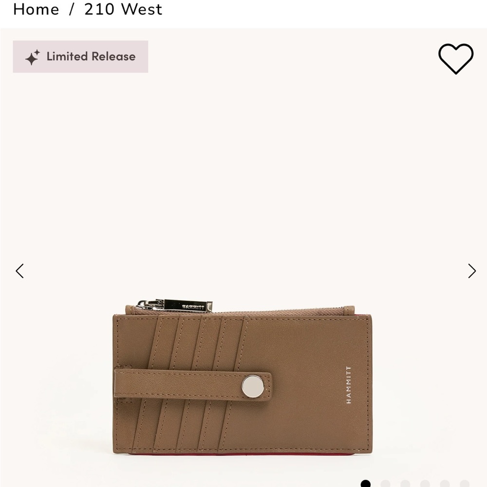 Hammitt 210 West Wallet/ Card Holder
Dune/Silver LTD Release Color New With Tags - Picture 8 of 8